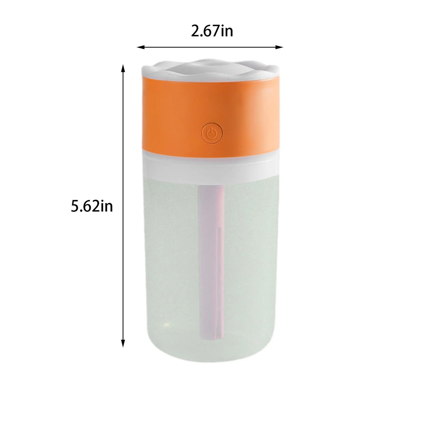 Humidifiers for Bedroom, 300Ml, Usb Car Humidifier, Small Home Desktop Mini Humidifier Aromatherapy Machine, Office with Small Night Light